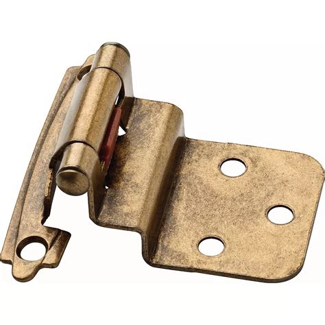 three eighths inset overlay hinge